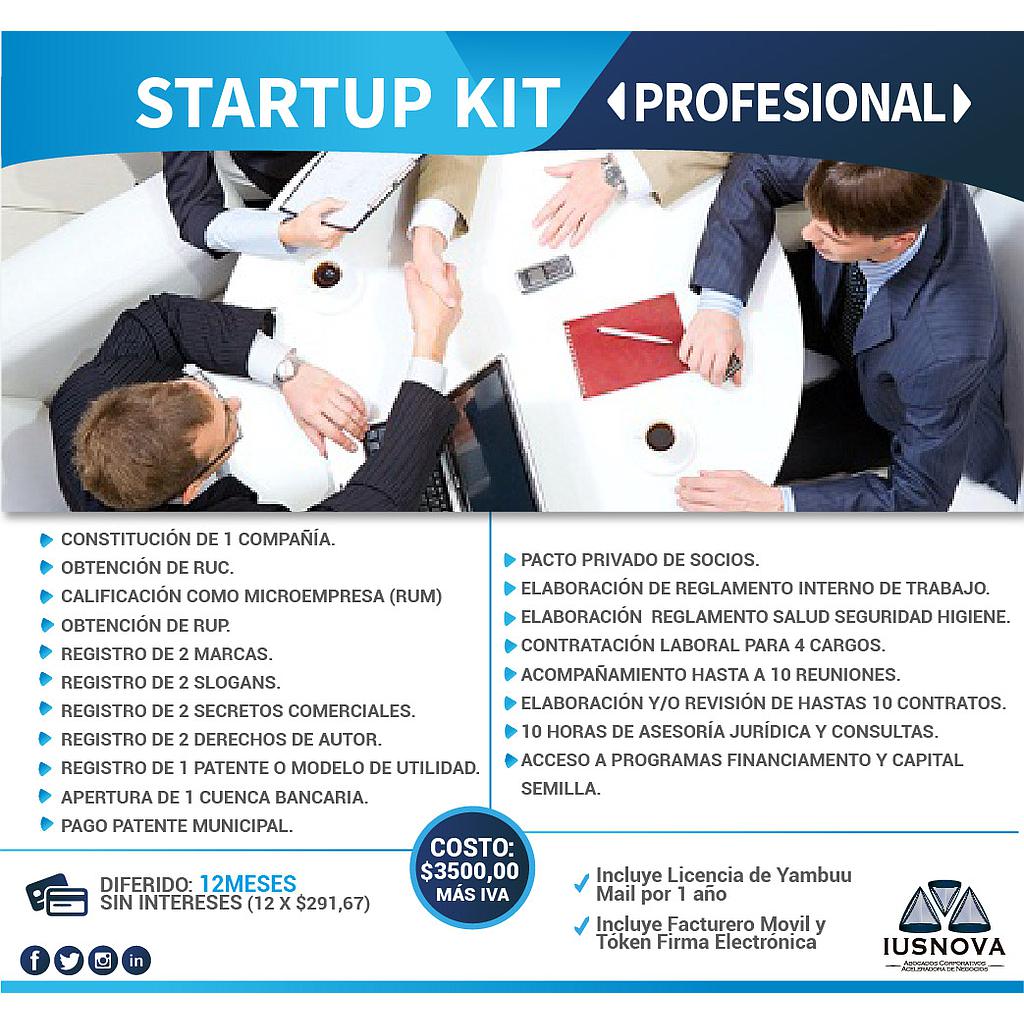 STARTUP KIT PROFESIONAL